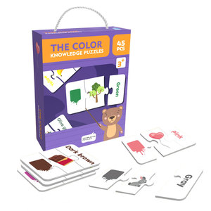 Premiers enfants éducation jouets d'apprentissage dessin animé correspondant Puzzle carte <span class=keywords><strong>orthographe</strong></span> Match jeu Puzzles jouets interactifs pour les enfants - Product Image 1