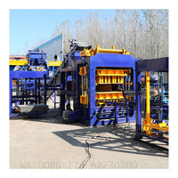 Machine automatique de fabrication de blocs pour machine de fabrication de briques en interverrouillage QT8-15, ligne de production de briques en béton et de pavés