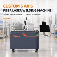 Machine de soudage laser automatique UMW à 5 axes 2000W, machine de soudage laser à fibre pour pièces automobiles avec certification CE ISO