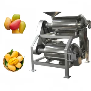 Batteur à jus de fruits à double canal pour pâte de fraise soursop Annona muricata machine à battre la pulpe de mangue