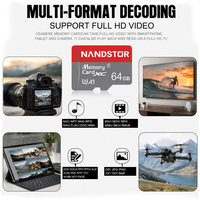 Carte mémoire SD d'origine Nandstor, haute vitesse U3 V30, carte TF OEM pour caméra d'action, drone et téléphone