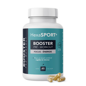 Cápsulas de Extracto Herbal Energético con Cafeína, Taurina y Guaraná - 60 Unidades, Suministro para 30 Días, Hexa3 - Product Image 1