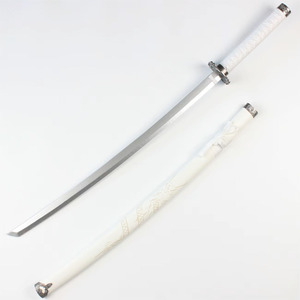 Espada Katana del <span class=keywords><strong>Clan</strong></span> Blanco de Jin Sakai de Ghost of Tsushima, Espada de Cosplay de Samurai sin Afilar y Accesorio Coleccionable del Juego - Product Image 4