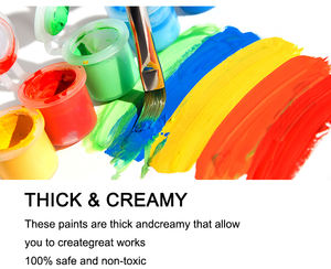 KHY Sıcak Fırsat Kiti Özelleştirilebilir Toptan Mini Çocuk Şeritli Kendin Yap Numaralı Kanvas Boyama Seti Akrilik Boya Kapları ile Renklendirme - Product Image 4