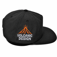Casquette de papa personnalisée de haute qualité, non structurée, à 5 panneaux, à visière plate, en nylon à séchage rapide, avec cordon, style snapback