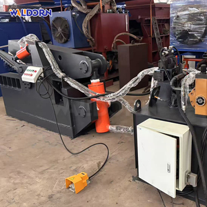 Walldorn Alligator Hydraulic Shear Metal Waste Scrap Cutter <b>Machine</b> for Alloy Aluminum <b>Processing</b> with Motor - Product Image 3