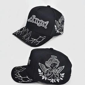 Bán buôn Chất lượng cao nhà thiết kế da lộn cong vành bông <span class=keywords><strong>Snapback</strong></span> Mũ bóng chày mũ tùy chỉnh 5 Bảng điều chỉnh gorras mũ thể thao cho nam giới - Product Image 3