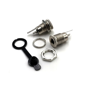 DC099 5.5 มม. X 2.1 มม. ช่องเสียบแจ็คไฟ DC ตัวเมีย แบบติดตั้งบนแผงโลหะ DC-099 - Product Image 4