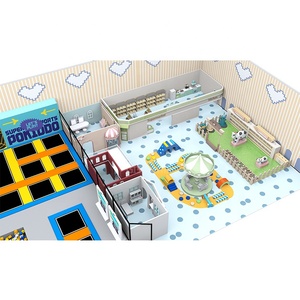 <span class=keywords><strong>Parque</strong></span> de Trampolines Qiaoqiao de 860 Metros Cuadrados con Circuito de Cuerdas para Escalar y Foso de Espuma - Product Image 3