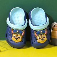 MILEY KAREN Chaussures d'été légères et respirantes pour enfants, motif dessin animé, pour garçons, jardin, plage, extérieur, en EVA, avec boucle