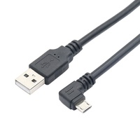 Grosir 1m mikro USB 2.0 kabel jaket PVC Braid Shielding tembaga murni Data kecepatan tinggi kabel daya untuk komputer