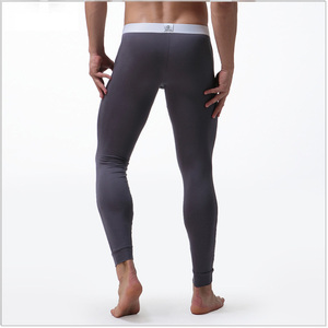 Ropa Interior Térmica para Hombre, Calzoncillos Largos con Cinturón, 2 en 1 con Seda, Mantiene el Calor, Tejido Térmico, Hilo Teñido, Estándar 190GSM - Product Image 2