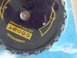 UM mesin pemotong rumput 20T, pisau pemotong rumput untuk mesin pemotong kayu, pekerjaan kayu, cakram gergaji Multi pisau - Product Image 5