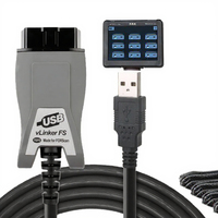 El Mejor Escáner de Diagnóstico de Automóviles OBD2 para Mazda VLinker FS USB 12V con 1 Año de Garantía, Herramienta de Interfaz ELM327 HS/MS-CAN