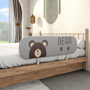 מתכווננת שתי רכבת מיטה ניידת קלה להתקנה בצד מתקפל מחסום בטיחות מתכת לילדים ותינוקות סתיו העונה - Product Image 6