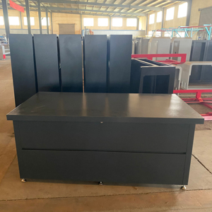 Haman Boîte <span class=keywords><strong>de</strong></span> rangement pour <span class=keywords><strong>jardin</strong></span>, boîte à coussins, <span class=keywords><strong>coffre</strong></span>, métal imperméable, <span class=keywords><strong>acier</strong></span> galvanisé 69x165x85cm 692l - Product Image 3