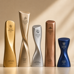 High Quality Custom <b>Trophy</b> Awards Solid Metal Plated Recognition <b>Trophy</b> For Employee Award Sales Contest And Conference - Product Image 1