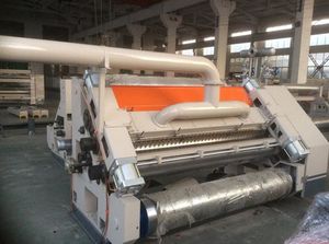Máquina corrugadora de alta velocidad sin dedos, de un solo rostro, de 2 capas, máquina de fabricación de cartón corrugado - Product Image 3