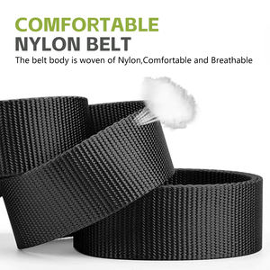 Fabrieksaanpasbare multifunctionele tactische riem van nylon, polyester en canvas met snelontgrendelingsgesp van zinklegering voor buitengebruik - Product Image 5