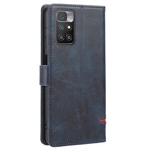 Per <span class=keywords><strong>Xiaomi</strong></span> <span class=keywords><strong>Redmi</strong></span> 10 4G / 10 <span class=keywords><strong>2022</strong></span> custodia per telefono in pelle a portafoglio classica (blu) - Product Image 2