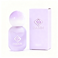 Botol Parfum Kaca Bulat Mewah Isi Ulang 30ml 50ml 100ml dengan Logo Custom, untuk Perawatan Kulit dan Makeup, Botol Parfum Kaca Frosted dengan Kotak