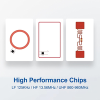 Cartes RFID haute sécurité 13,56 MHz MIFARE DESFire EV3 2K 4K 8K, carte à puce intelligente RFID en PVC pour paiement et contrôle d'accès