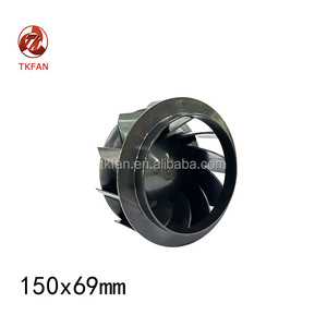 <span class=keywords><strong>Motor</strong></span> de CC de 12V, 24V, 150x69mm, con bajo ruido, alto volumen de aire, cuchillas de plástico, soporte de rodamiento, montaje para purificador de aire - Product Image 1
