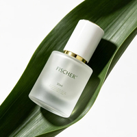 Flacon de lotion en verre givré de 30 ml, flacon de recharge de fond de teint de luxe vide, flacon cosmétique à vaporisation fine