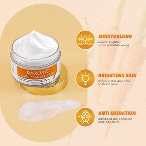 Vente en gros Crème pour le visage à <span class=keywords><strong>la</strong></span> carotte Crème pour le visage blanchissante de <span class=keywords><strong>la</strong></span> <span class=keywords><strong>peau</strong></span> Réduit l'acné <span class=keywords><strong>Taches</strong></span> brunes Crème et lotion éclaircissante hydratante pour le visage - Product Image 5