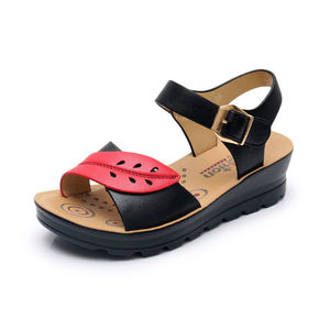 <span class=keywords><strong>Sandalias</strong></span> de Verano para <span class=keywords><strong>Mujer</strong></span>, Planas de PU con Colores Mezclados, <span class=keywords><strong>Sandalias</strong></span> de Piel Suave, Zapatos Cómodos para Mamá - Product Image 5