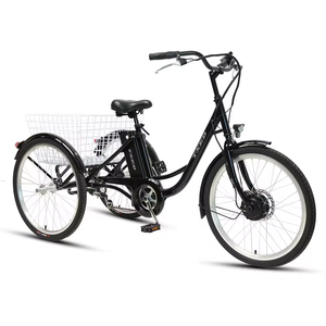 Bicicleta Eléctrica Popular de 36V/13Ah con Batería de Litio, Triciclo de 3 Ruedas y 26 Pulgadas para Reparto Urbano - Product Image 2