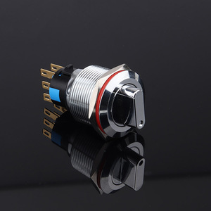 16mm 19mm 22mm Metal Rotary Selector <strong>Switch</strong> 2 <strong>3</strong> Position on OFF 1NO 1NC 2NO 2NC Latching <strong>Key</strong> Knob <strong>Push</strong> <strong>Button</strong> <strong>Switch</strong> - Product Image 4
