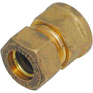 Coupleur de joint torique à raccord droit femelle TIEMME 10x3/8 Surface lisse Filetage rapide NPT Taille 16mm Matériau en zinc en acier au carbone - Product Image 1