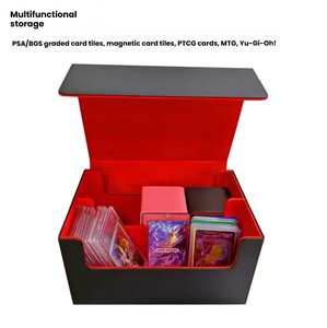 Boîte <span class=keywords><strong>de</strong></span> rangement rectangulaire personnalisée pour cartes, double rangée, grande capacité, pour cartes PTCG <span class=keywords><strong>Yu</strong></span>-<span class=keywords><strong>Gi</strong></span>-<span class=keywords><strong>Oh</strong></span> - Product Image 4