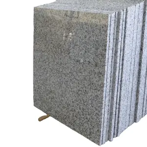 中国天然灰色G439大花白色花岗岩抛光切割成尺寸地板砖