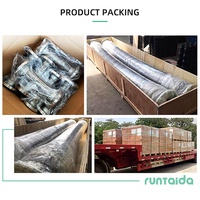 Tuyau flexible métallique ondulé durable à longueur et diamètre personnalisés avec connecteur de raccord de tuyau pour machines industrielles