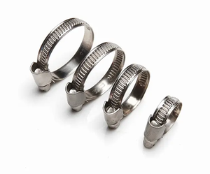 Nhà Máy bán hàng trực tiếp thép không gỉ Đức Loại Hose kẹp/Đức/vít ban nhạc Worm Drive Hose kẹp - Product Image 3