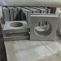 Briques creuses en béton pour murs de séparation, blocs emboîtables décoratifs, jardinières tendance pour l'aménagement paysager