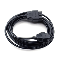 Conectores de Cable de extensión de coche OBD2 OBD II de 10 metros, conector macho a hembra de 16 Pines, 10m para interfaz de conector ELM327 automático