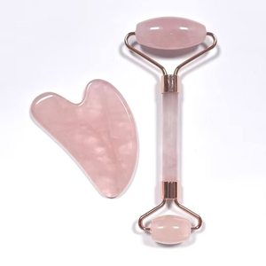 ชุดอุปกรณ์เสริมความงามโรสควอตซ์ขายดีที่สุด ชุดอุปกรณ์สปา คริสตัลมาสซาจหน้า - Product Image 1