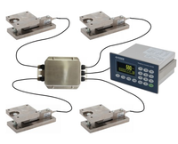 Junebreath JXH015 Boîte de jonction de haute précision en acier inoxydable IP65 1-4 capteurs Réglage de la différence d'angle Instrument industriel