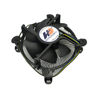 Ventilateur de processeur pour ordinateur de bureau INTEL LGA775 Lga 1155 1156 1150 4 broches, dissipateur thermique en cuivre, refroidisseur de processeur, socket 1356