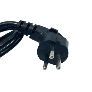 Best Price Thailand 3pin Plug Power Cord16 Amp 250 Volt 2 Pole 3 Wire Grounding H05VV-F Cable TIS 166-2549 Approve