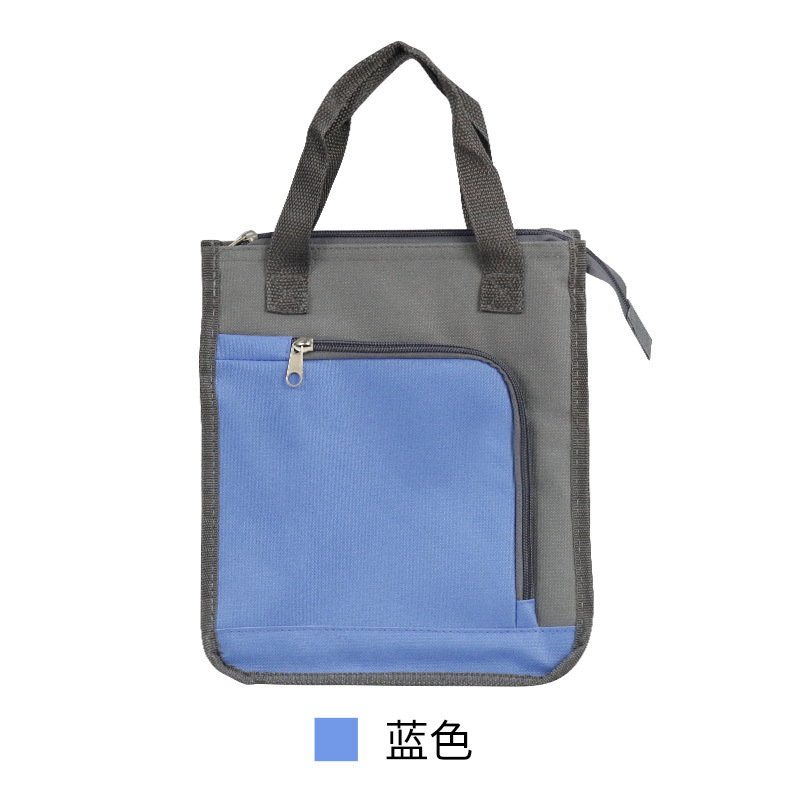 Color matching portable lunch bag Royal Blue