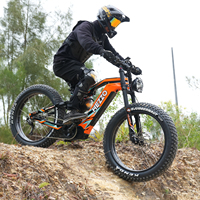 Moto tout-terrain électrique hybride 2026 avec pneus larges pour adultes, E-Moto de trail à assistance au pédalage à couple élevé, Dirt Bike
