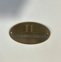 Plaque de porte en aluminium plaqué or antique OEM avec lettres en relief pour la décoration de meubles, d'hôtels, de bureaux, de villas et de restaurants
