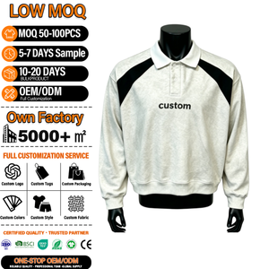 Sudadera Personalizada de Algodón Francés para Hombre, Manga Raglán, Color Sólido, Transpirable, Corte Regular, Otoño - Product Image 1