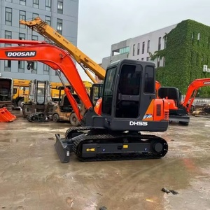 Factory Price for Sale Second Hand Doosan DH55 Crawler <b>Excavator</b> <b>Machinery</b> Used Doosan DH55 60 80 140 150 225 300 340 - Product Image 1