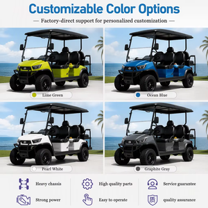 Carrito de Golf Eléctrico Todoterreno Nuevo, Personalizado, de 6 Plazas, con Certificación CE para Carreteras No Públicas - Product Image 6