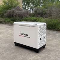Sistem Tenaga Cadangan Rumah Tangga Otomatis Start Berbahan Bakar Bensin & LPG Dual Fuel Tipe Silent 20kW 20.000 Watt Merek SLONG